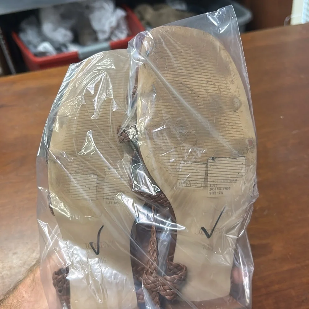 J Crew used Braided strappy heels CI967